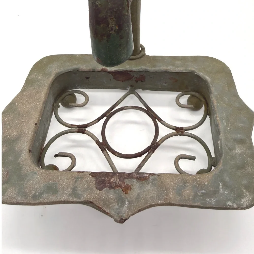 Soap Dish Home Decor OS Gray Industrial Faucet Spigot Rustic Metal Cabin Farm